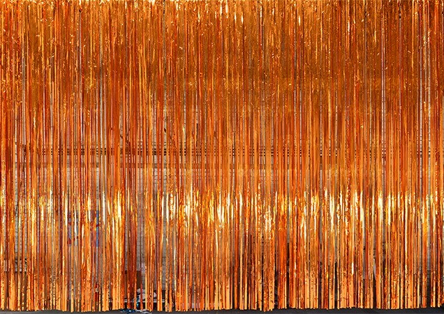 Copper Rain Curtain