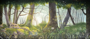 Moss Covered Forest Panel 2 Backdrop