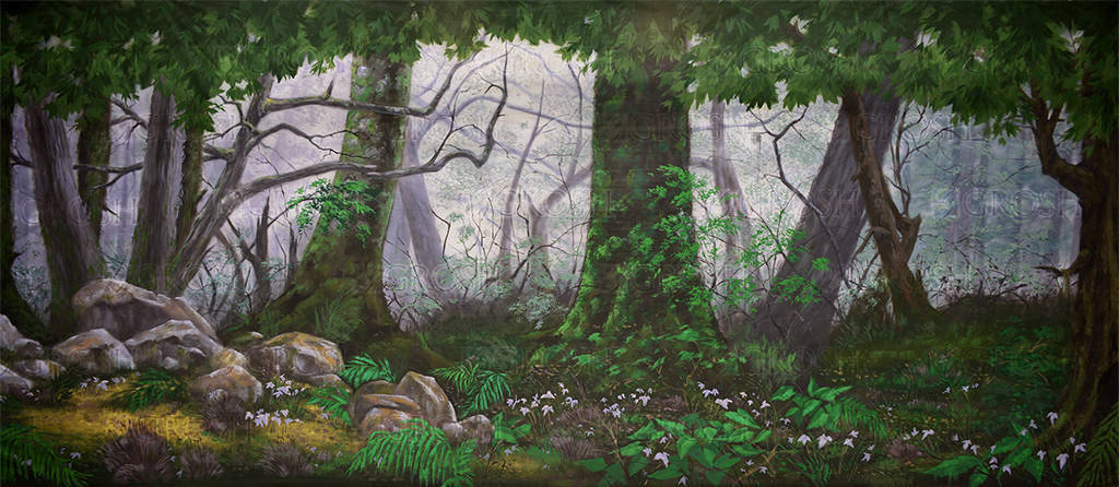 Moss Covered Forest Panel 2