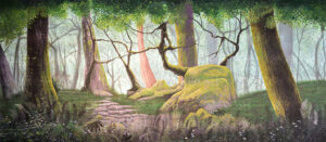 Lush Forest Panel 4 Backdrop