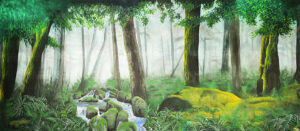 River Creek Forest Panel 1 Backdrop