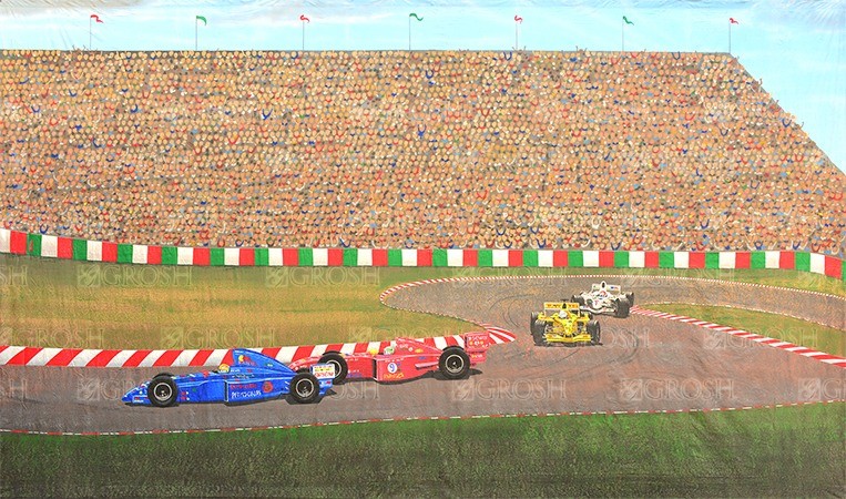 Race Car Track Backdrop