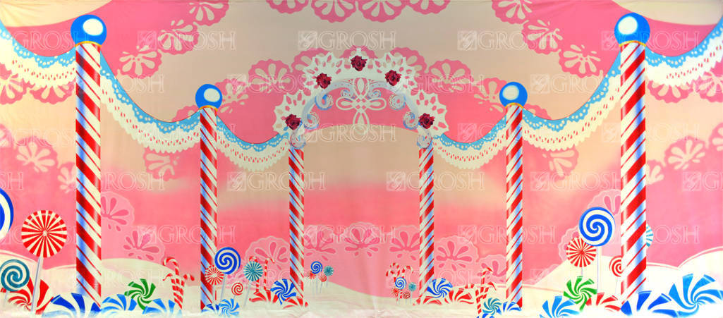 Lace Candyland Backdrop