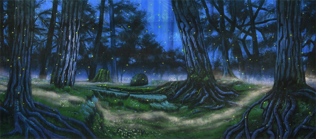 Mystical Forest Backdrop