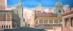 Daytime New York Street Backdrop