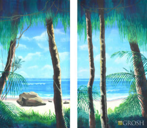 Tropical Jungle with Beach Legs Set