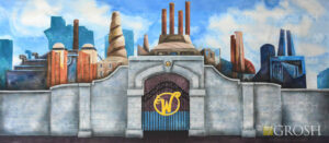 Willy Wonka Chocolate Factory Backdrop
