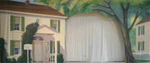 Colonial Style House Backdrop