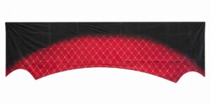 Red Parlor Border Backdrop