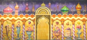 Kingdom of the Sweets Backdrop