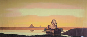 Sunset Egyptian Landscape Backdrop