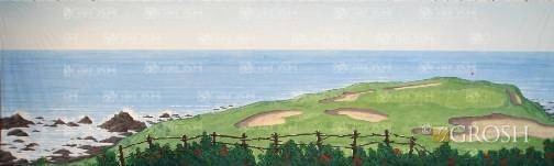 Beach Golf Course Backdrop