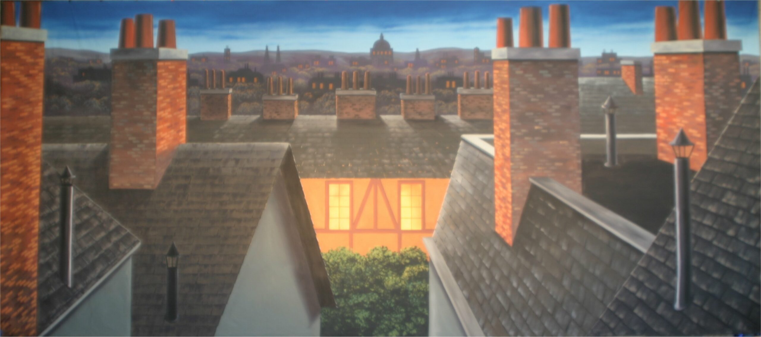 London Rooftops Backdrop