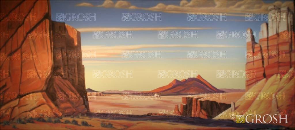 Theatrical Desert Backdrop
