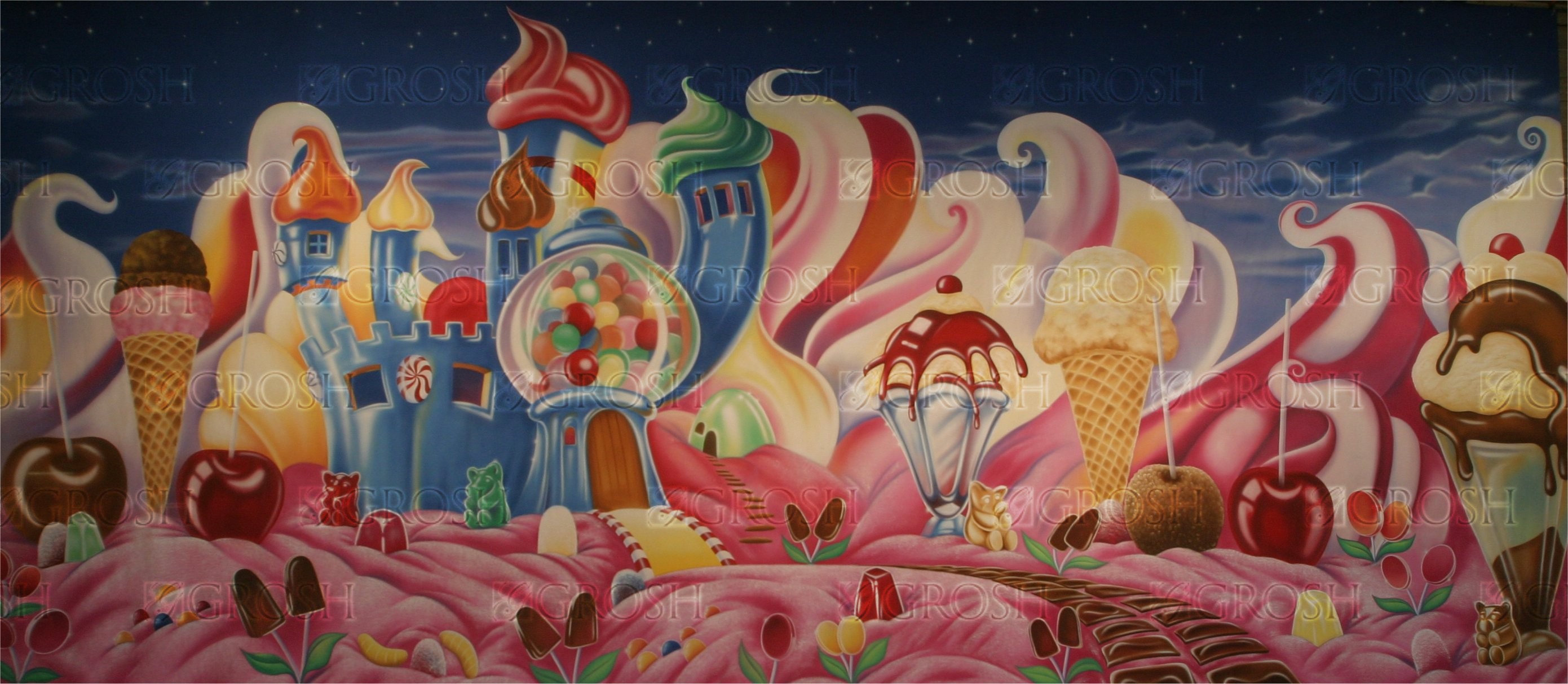 Candyland Landscape Leg (SL) Backdrop