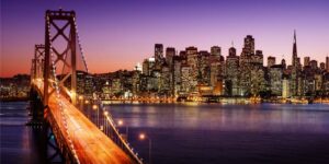 San Francisco City Lights Backdrop