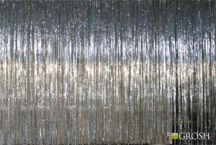 Silver Rain Curtain