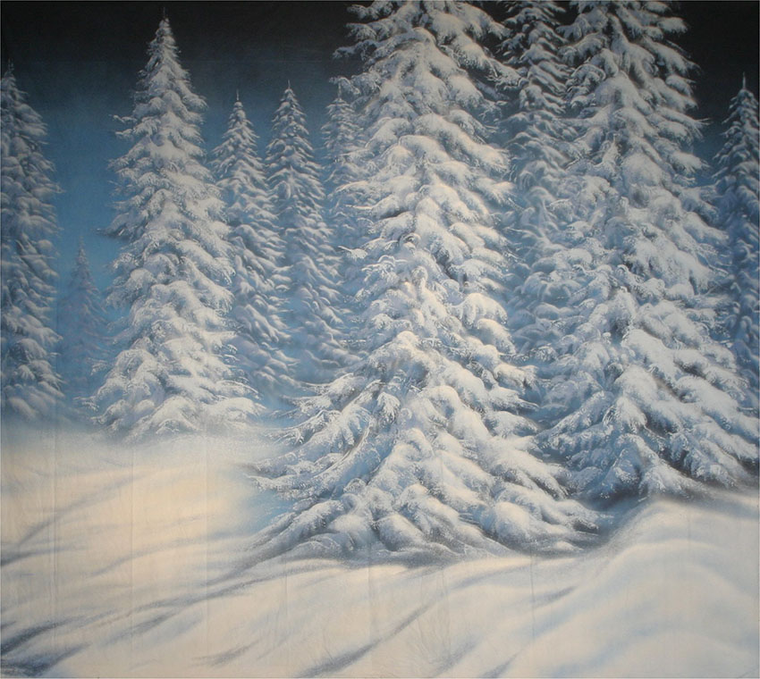 Snow Landscape Traveler (SL) Backdrop