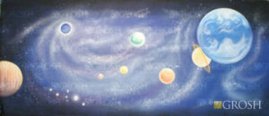 Space and Planets Backdrop