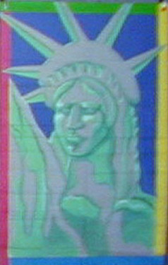 Statue of Liberty Banner Backdrop