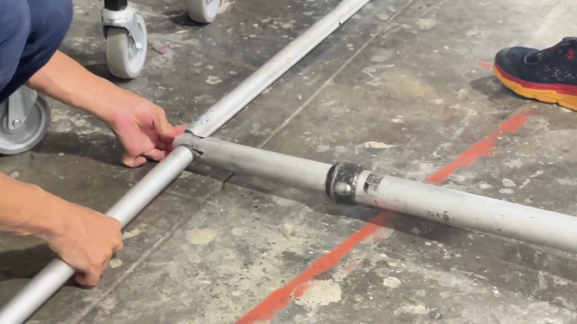 Step 4.2. Connect Crossmembers to Uprights