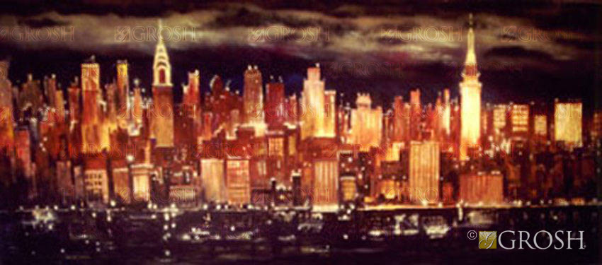 Stylized New York Skyline 2