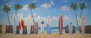 Surfboards Backdrop