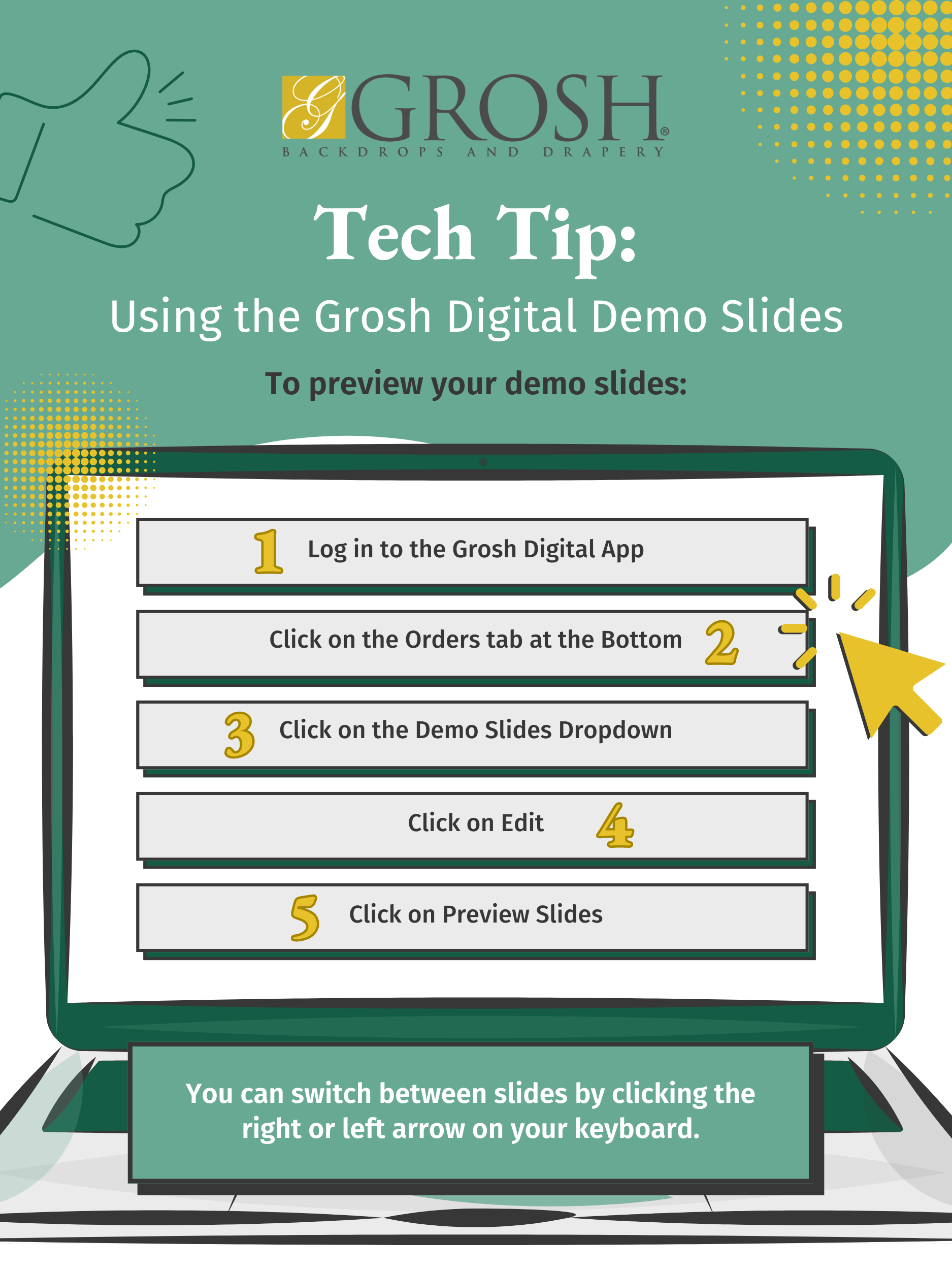 Tech Tip Using the Grosh Digital Demo Slides 1