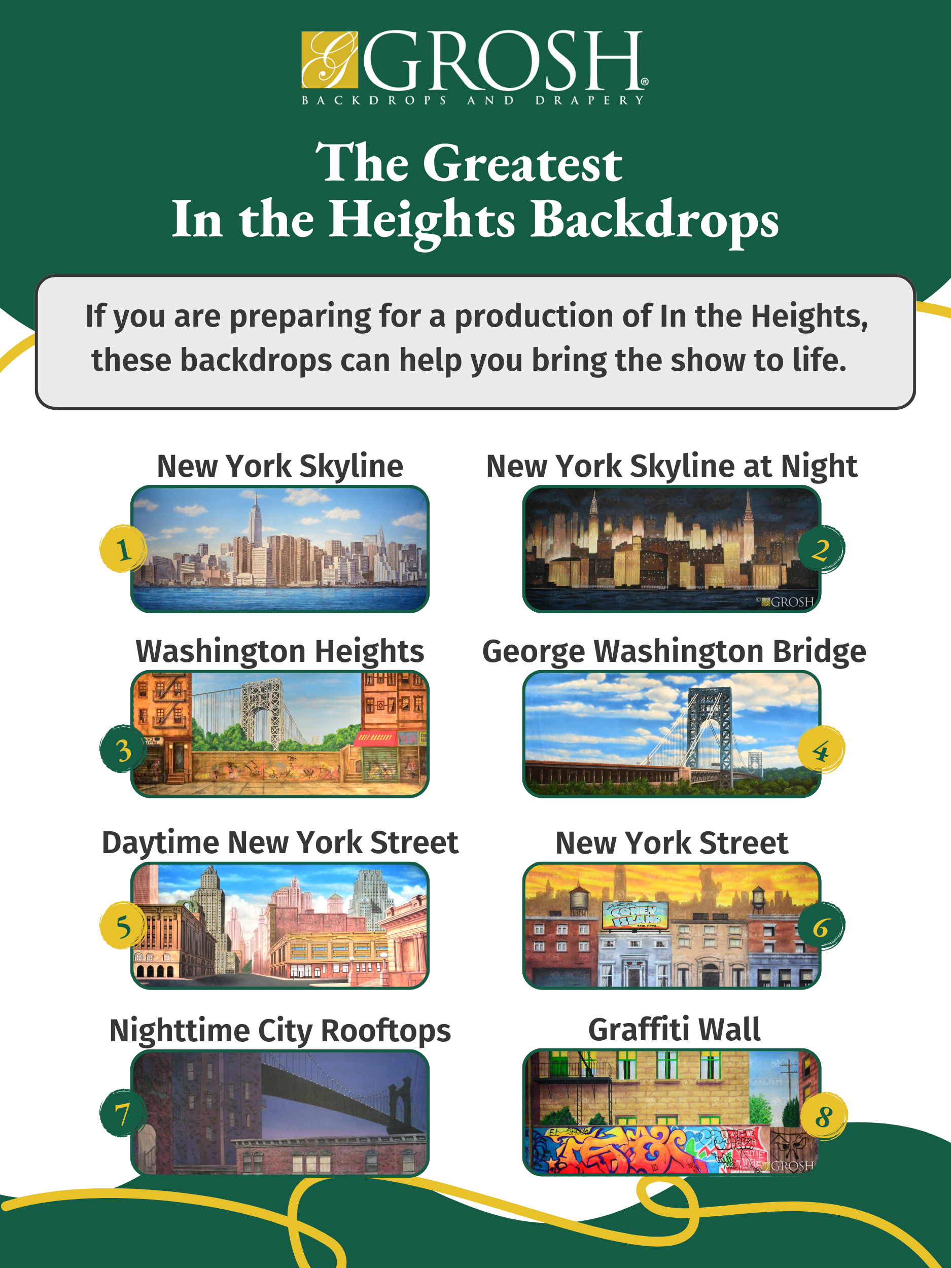 The Greatest In the Heights Backdrops