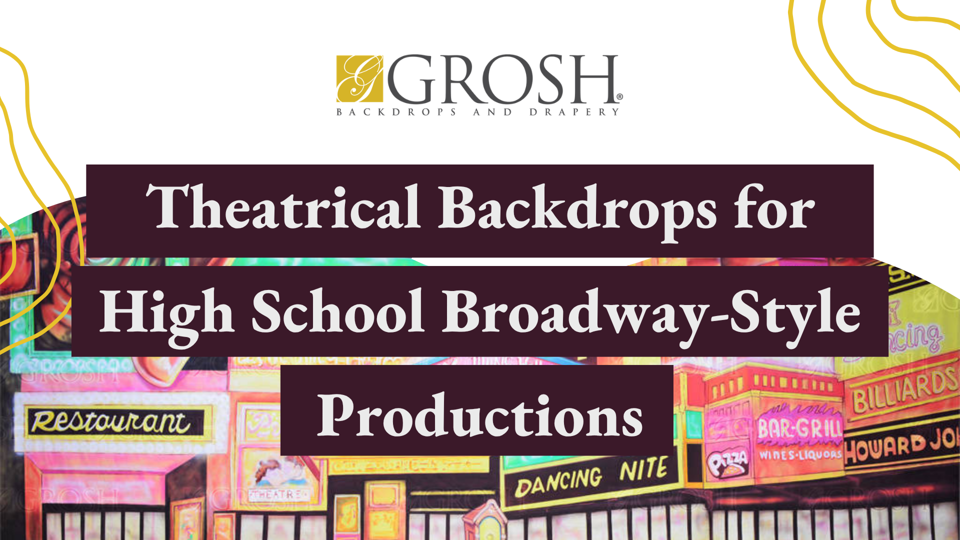 Theatrical Backdrops for High School Broadway‑Style Productions