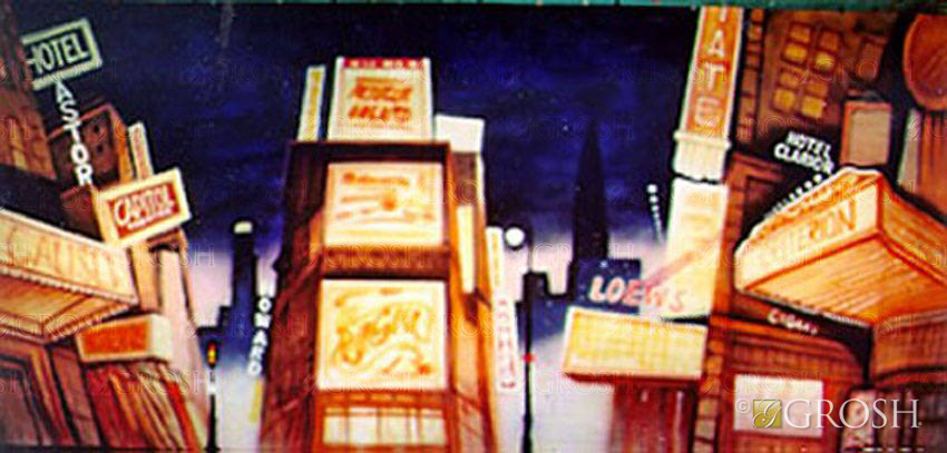 Stylized Times Square