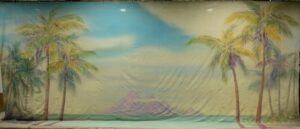 Tropical Island Backdrop