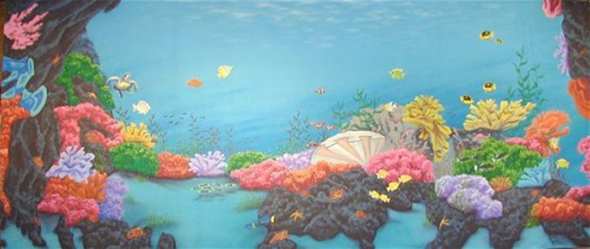 Colorful Undersea Coral Backdrop