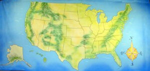 United States Map Backdrop