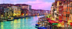 Photo-Realistic Venice Canal Backdrop