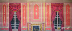 Pink Victorian Parlor Backdrop