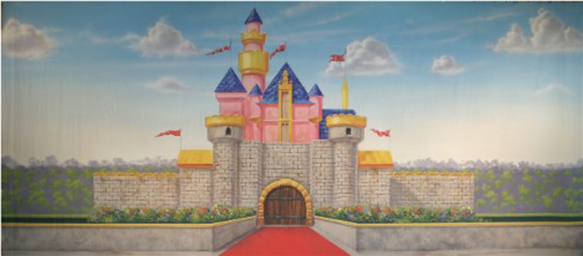 Whimsical Castle Backdrop