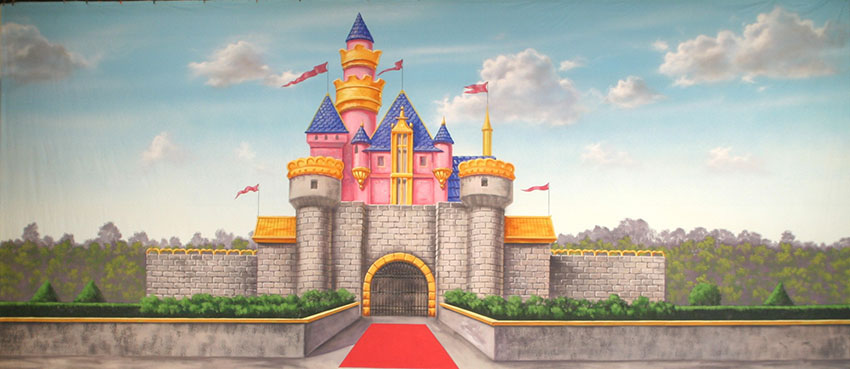 Whimsical Castle Backdrop