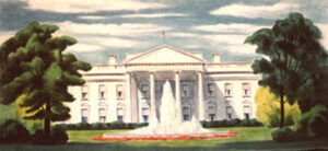 White House on Scrim Backdrop