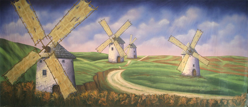 Windmills Backdrop