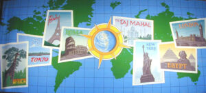 World Travel Map 2 Backdrop