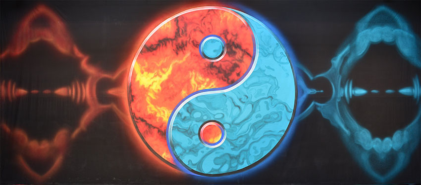 Yin and Yang Backdrop