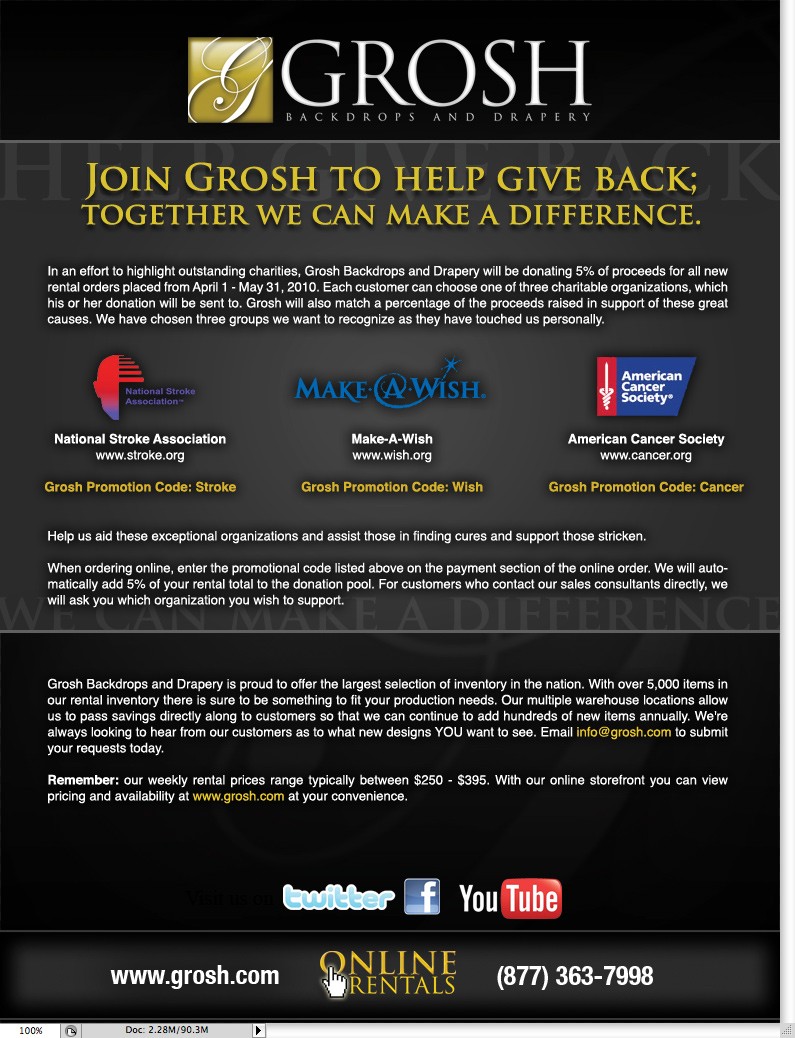 join grosh to help give back2