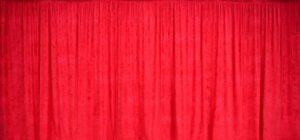 Regal Red Super Vel Backdrop